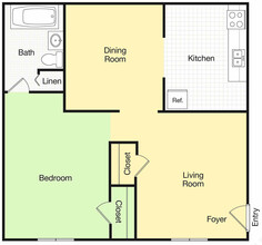 Kiwi & Goji in Memphis, TN - Building Photo - Floor Plan