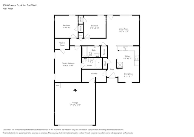 1509 Queens Brook Ln in Fort Worth, TX - Building Photo - Building Photo