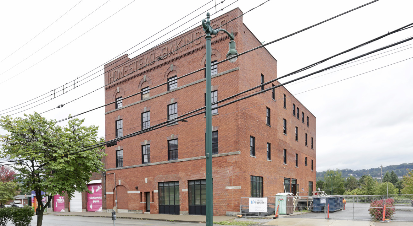 Homestead Bakery Lofts in Homestead, PA - Building Photo