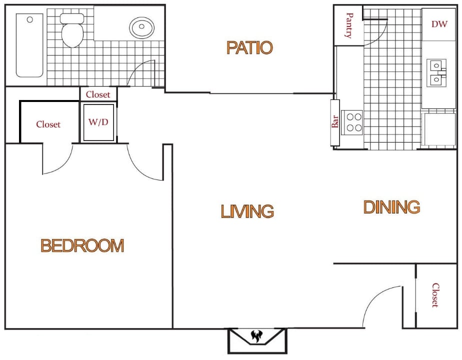 Williamsburg Apartments in Grand Prairie, TX