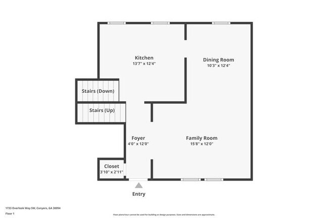 1733 Overlook Way SW in Conyers, GA - Foto de edificio - Building Photo