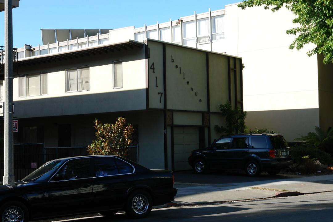 Bellevue in Burlingame, CA - Foto de edificio