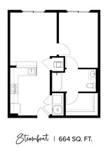 Aspen Bloomington in Bloomington, IN - Foto de edificio - Floor Plan