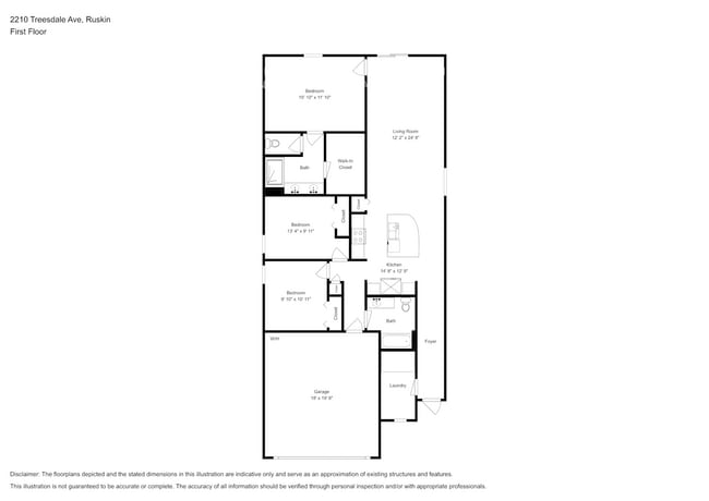 2210 Treesdale Ave in Ruskin, FL - Foto de edificio - Building Photo