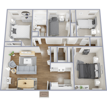 Columbia Apartments in El Paso, TX - Foto de edificio - Floor Plan