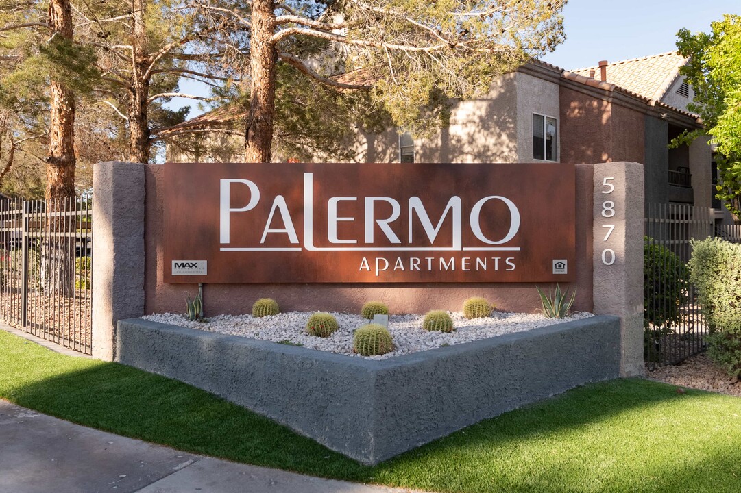 Palermo Apartments in Las Vegas, NV - Foto de edificio