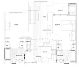 The Pavilion at North Grounds in Charlottesville, VA - Building Photo - Floor Plan