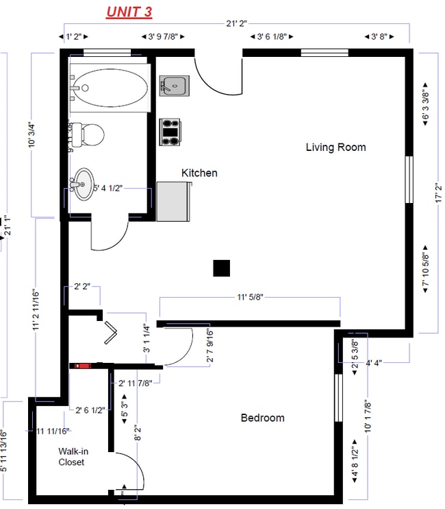 443 Jefferson Ave, Unit #3 - 1 bed 1 bath