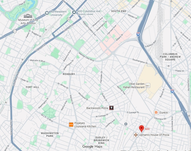 property at 600 Columbia Rd