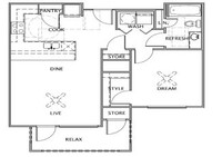 Avanti West in Edinburg, TX - Foto de edificio - Floor Plan