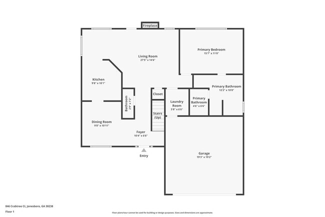 846 Crabtree Ct in Jonesboro, GA - Foto de edificio - Building Photo