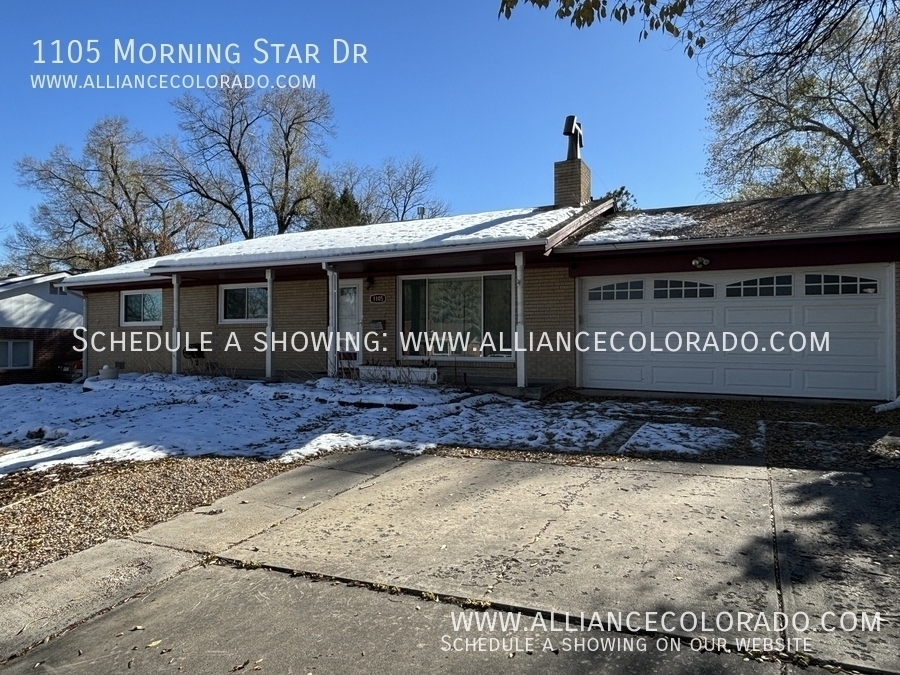 1105 Morning Star Dr in Colorado Springs, CO - Building Photo