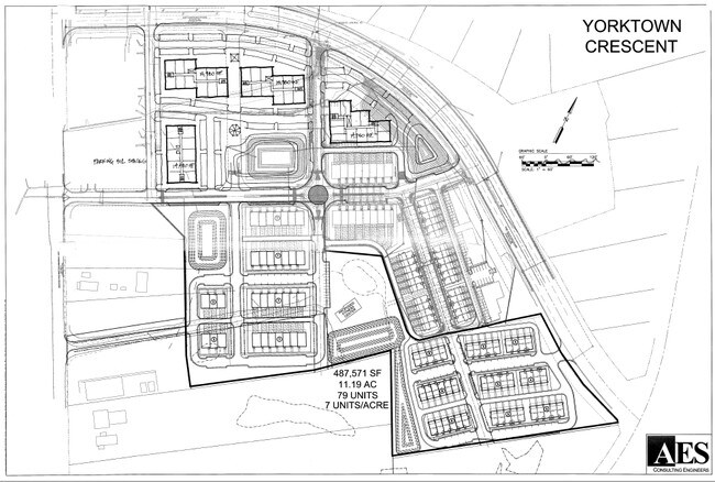 Yorktown Crescent Townhomes in Yorktown, VA - Foto de edificio - Building Photo