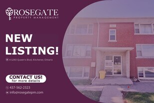 1240 Queen's Blvd in Kitchener, ON - Building Photo