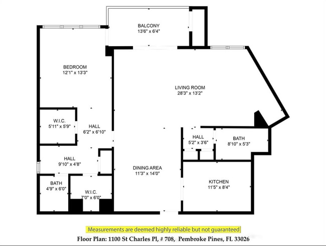 1100 Saint Charles Pl, Unit 708 in Pembroke Pines, FL - Building Photo - Building Photo