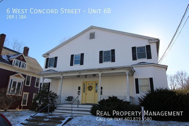 6 W Concord St-Unit -Unit 6B in Dover, NH - Foto de edificio - Building Photo