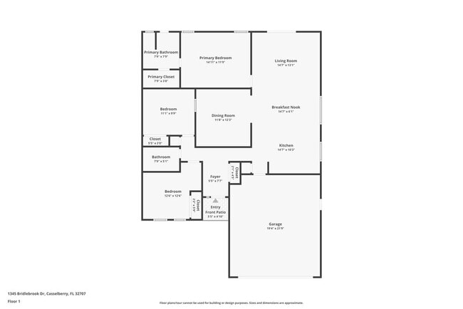 1345 Bridlebrook Dr in Casselberry, FL - Foto de edificio - Building Photo