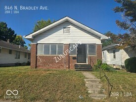 846 N Bradley Ave in Indianapolis, IN - Building Photo