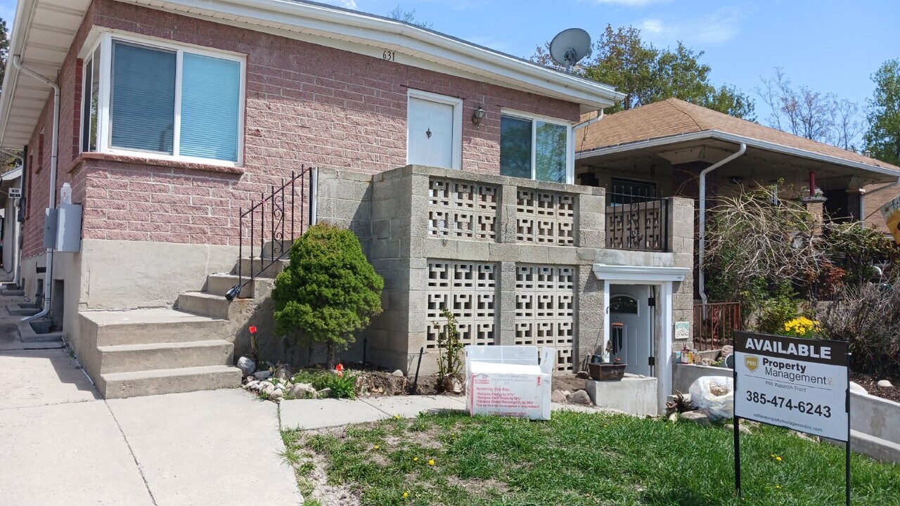 631 S Elizabeth St-Unit -Upstairs in Salt Lake City, UT - Foto de edificio