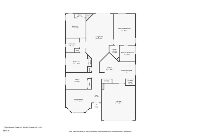 1324 Crimson Clover Ln in Zephyrhills, FL - Foto de edificio - Building Photo