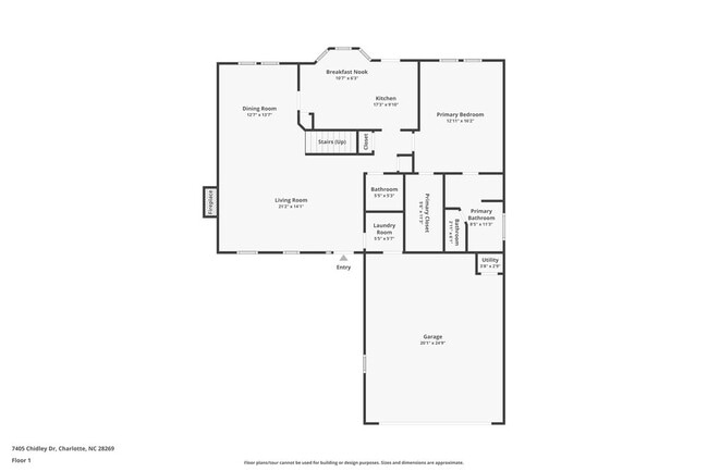 7405 Chidley Dr in Charlotte, NC - Foto de edificio - Building Photo