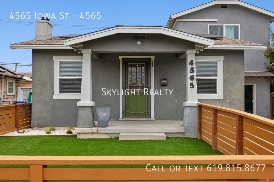 4565 Iowa St in San Diego, CA - Building Photo