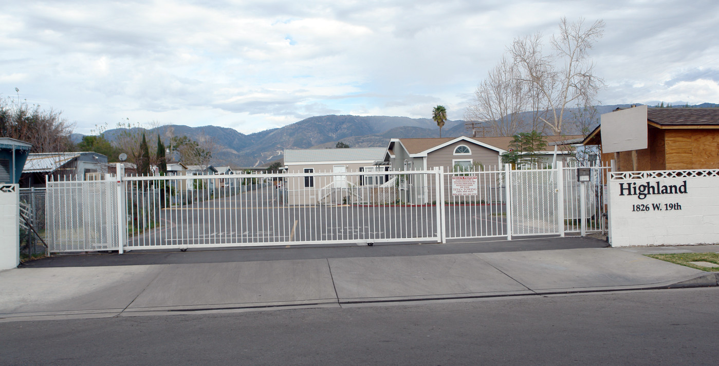 Highland Mobile Home Park in San Bernardino, CA - Building Photo