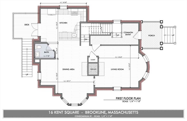 16 Kent Square in Brookline, MA - Foto de edificio - Building Photo