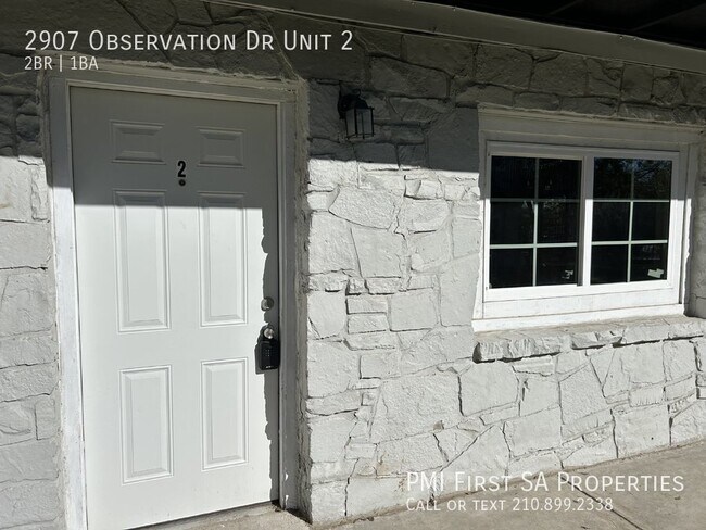 2907 Observation Dr-Unit -2 in San Antonio, TX - Foto de edificio - Building Photo
