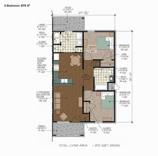 Aspen Trails Apartments in St. Peters, MO - Building Photo - Floor Plan