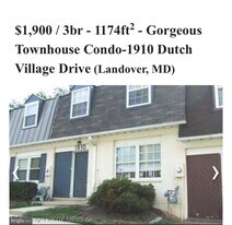 1910 Dutch Village Dr in Hyattsville, MD - Building Photo