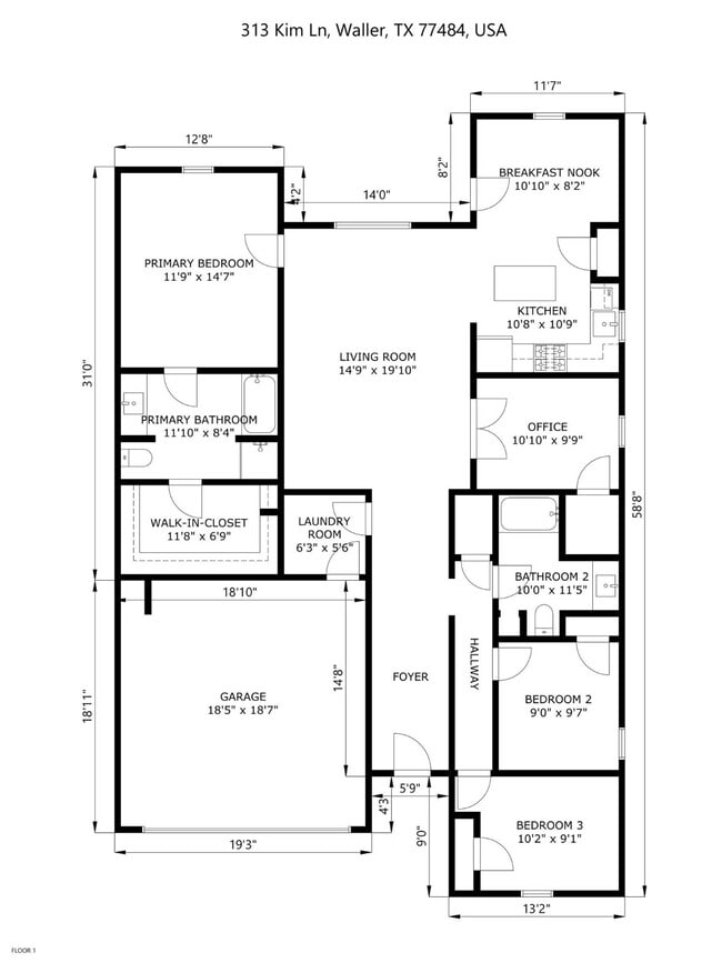 property at 313 Kim Ln