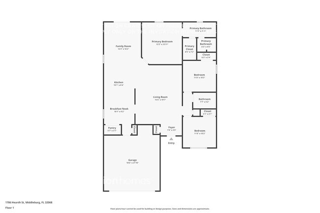 1786 Hearth Street in Middleburg, FL - Foto de edificio - Building Photo