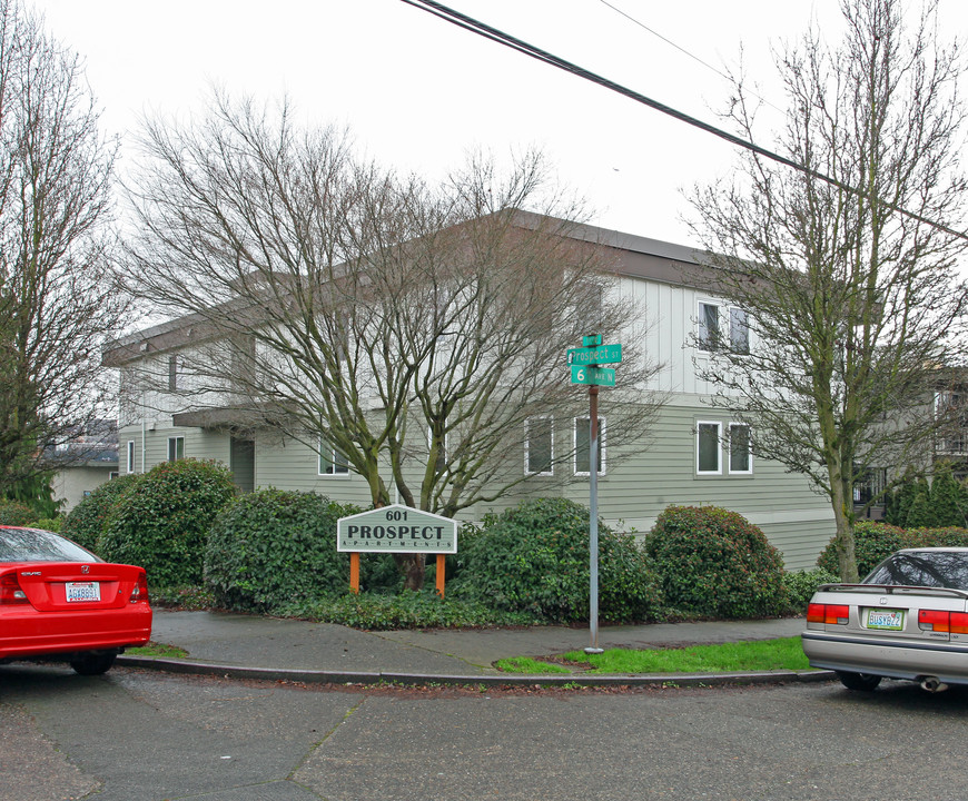 601 Prospect St in Seattle, WA - Foto de edificio