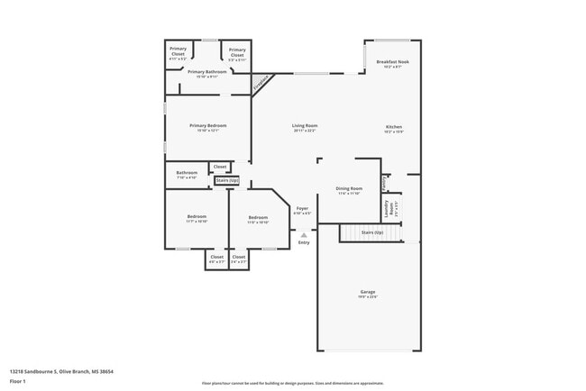 13218 Sandbourne S in Olive Branch, MS - Foto de edificio - Building Photo