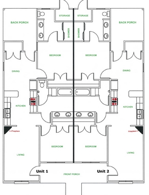 Hampton Village in Nashville, NC - Building Photo - Floor Plan