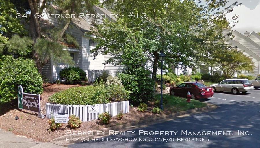124 Governor Berkeley Rd-Unit -#13 in Williamsburg, VA - Building Photo