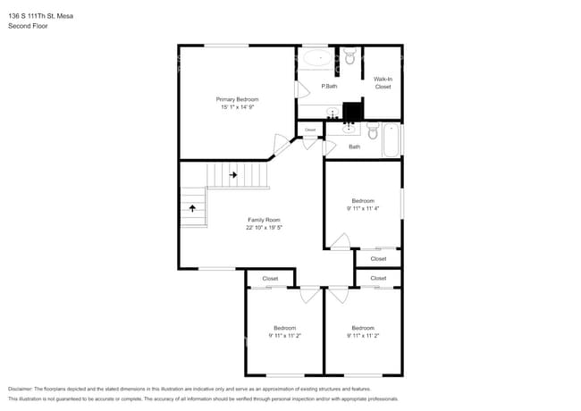 136 S 111th St, Unit 2 in Mesa, AZ - Foto de edificio - Building Photo