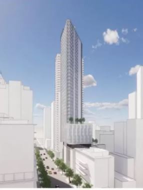 Residential Tower in Vancouver, BC - Building Photo