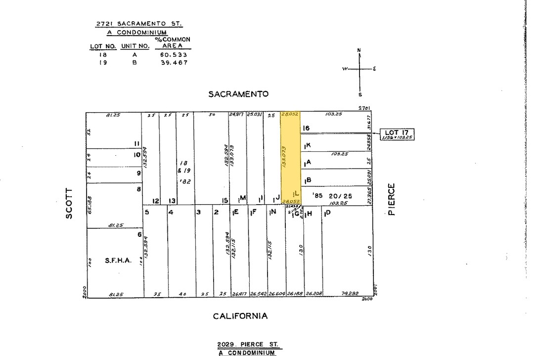 2707 Sacramento St in San Francisco, CA - Foto de edificio