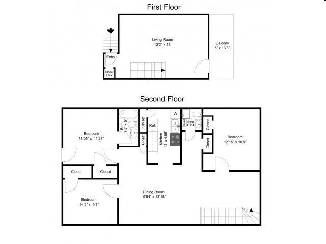 University Terrace Apartments in State College, PA - Building Photo - Floor Plan