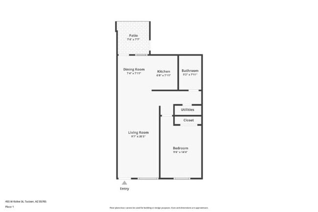 455 W Kelso St, Unit APT 117 in Tucson, AZ - Building Photo - Building Photo
