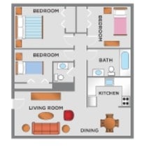 Lansing Gardens Apartments in Bridgeport, OH - Building Photo - Floor Plan