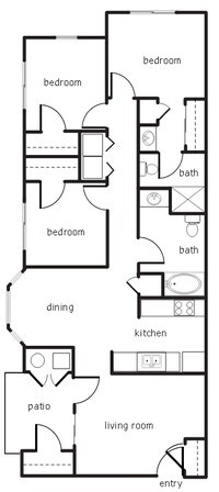 3BR/2BA - 2 to 4 bedrooms Contact for Rates - Blue Oak Court Apartments in Anderson, California
