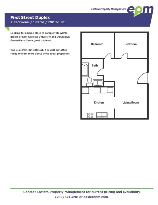 510 E 1st St in Greenville, NC - Building Photo