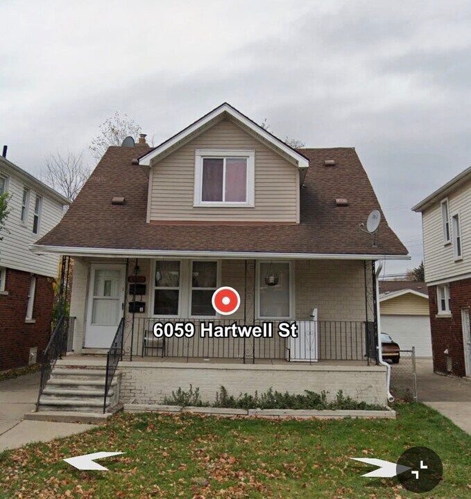 6059 Hartwell St in Dearborn, MI - Foto de edificio