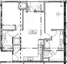 Pascal Gardens Apartments in Denver, CO - Foto de edificio - Floor Plan