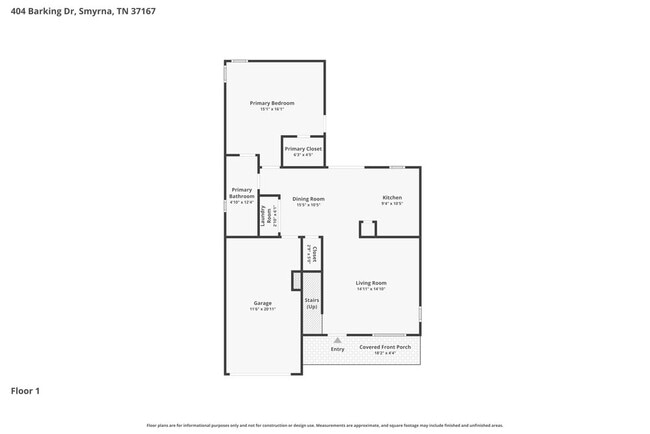 404 Barking Dr in Smyrna, TN - Foto de edificio - Building Photo