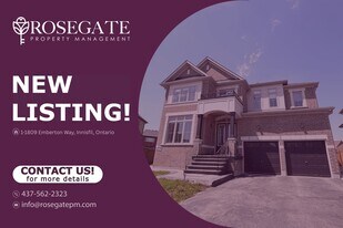 1809 Emberton Way in Innisfil, ON - Building Photo