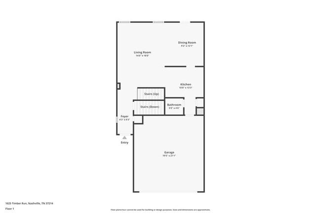 1625 Timber Run in Nashville, TN - Foto de edificio - Building Photo